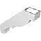 Ekena Millwork 3-in. W x 14-in. D x 14-in. H Valencia Architectural Grade PVC Knee Brace BRCP03X14X14VAL - alternate 2